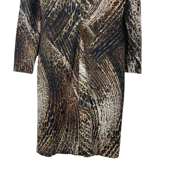 Carlisle Catwalk Camo Animal Print Pencil Cocktail Dress Size 4 - Picture 8 of 13